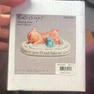 Babysighs Sleeping Baby Resin Figurine